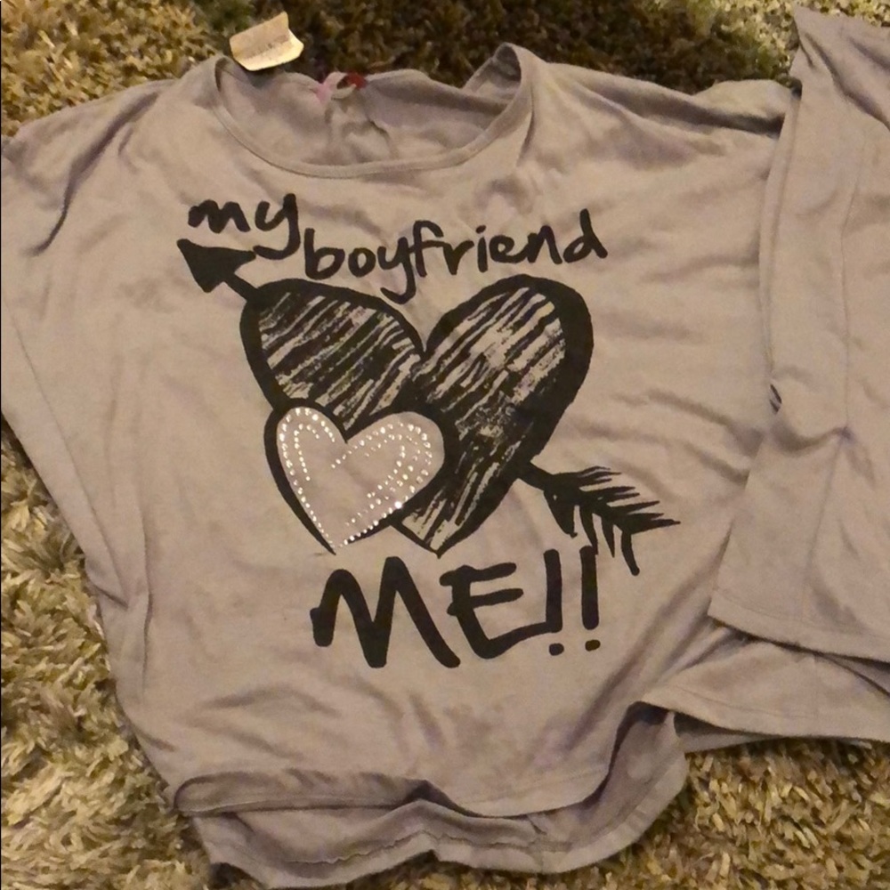 My boyfriend loves me shirts (brand new)